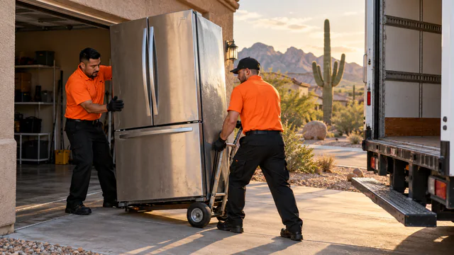 Appliance Removal service scene in Tucson