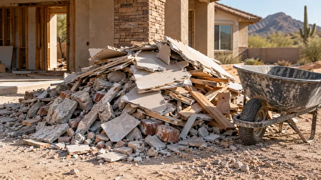 Construction Debris Removal service scene in Tucson