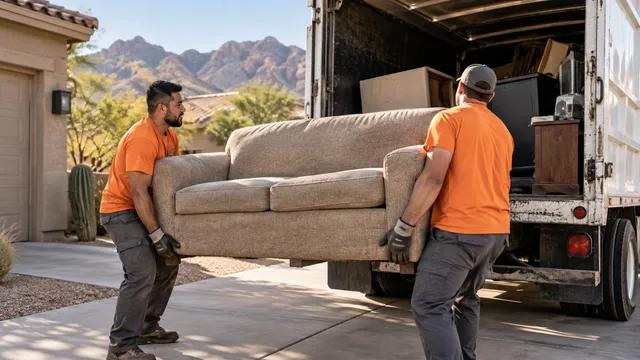 Furniture Removal service scene in Tucson